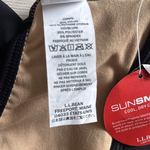 NWT! L.L.Bean Currants Square Neck Tankini Top w/ Swim Skort Bottom Size 6 Reg - Picture 10 of 14